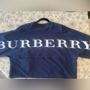 Burberry Dark Blue Crewneck